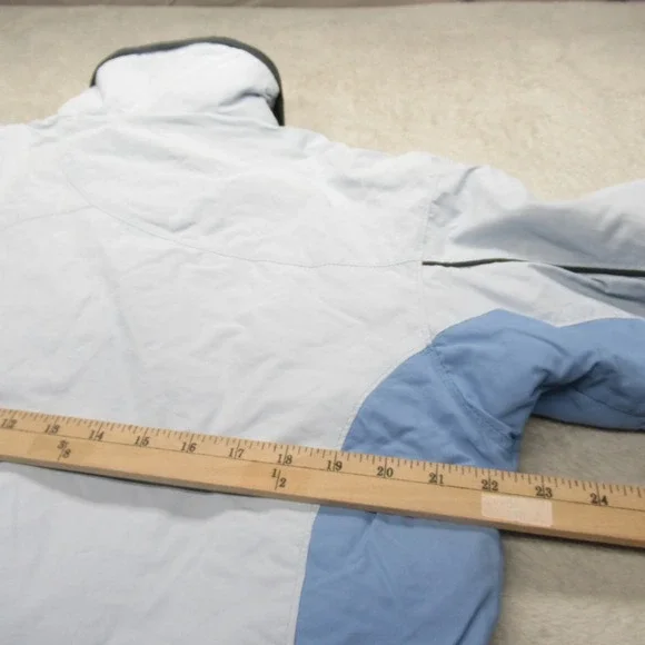 Columbia Jacket Women Large Light Blue Insulated Ski Winter Warm Waterproof Snow - Picture 11 of 13